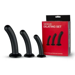Nexus - Dilator Set Siliconen Anaal Dildos - Zwart