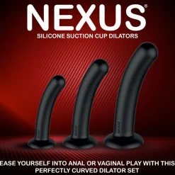 Nexus - Dilator Set Siliconen Anaal Dildos - Zwart