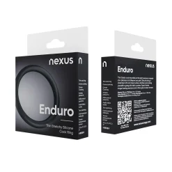 Nexus - Enduro Siliconen Cockring - Zwart