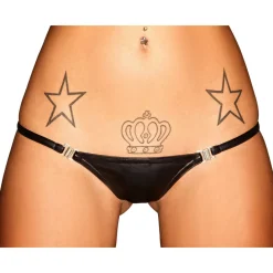 Noir Handmade – Sexy Open Side String – Zwart