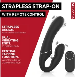 No-Parts - Strapless Strap-On Tapping - Zwart