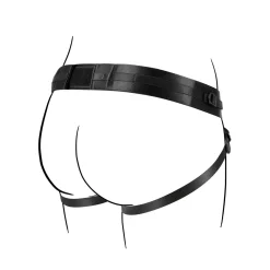 No-Parts - Taylor Adjustable Strap On Harnas Met Dubbele O-Ring