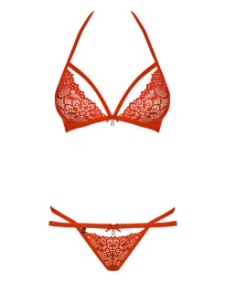 Obsessive - Alluring BH-set - Rood