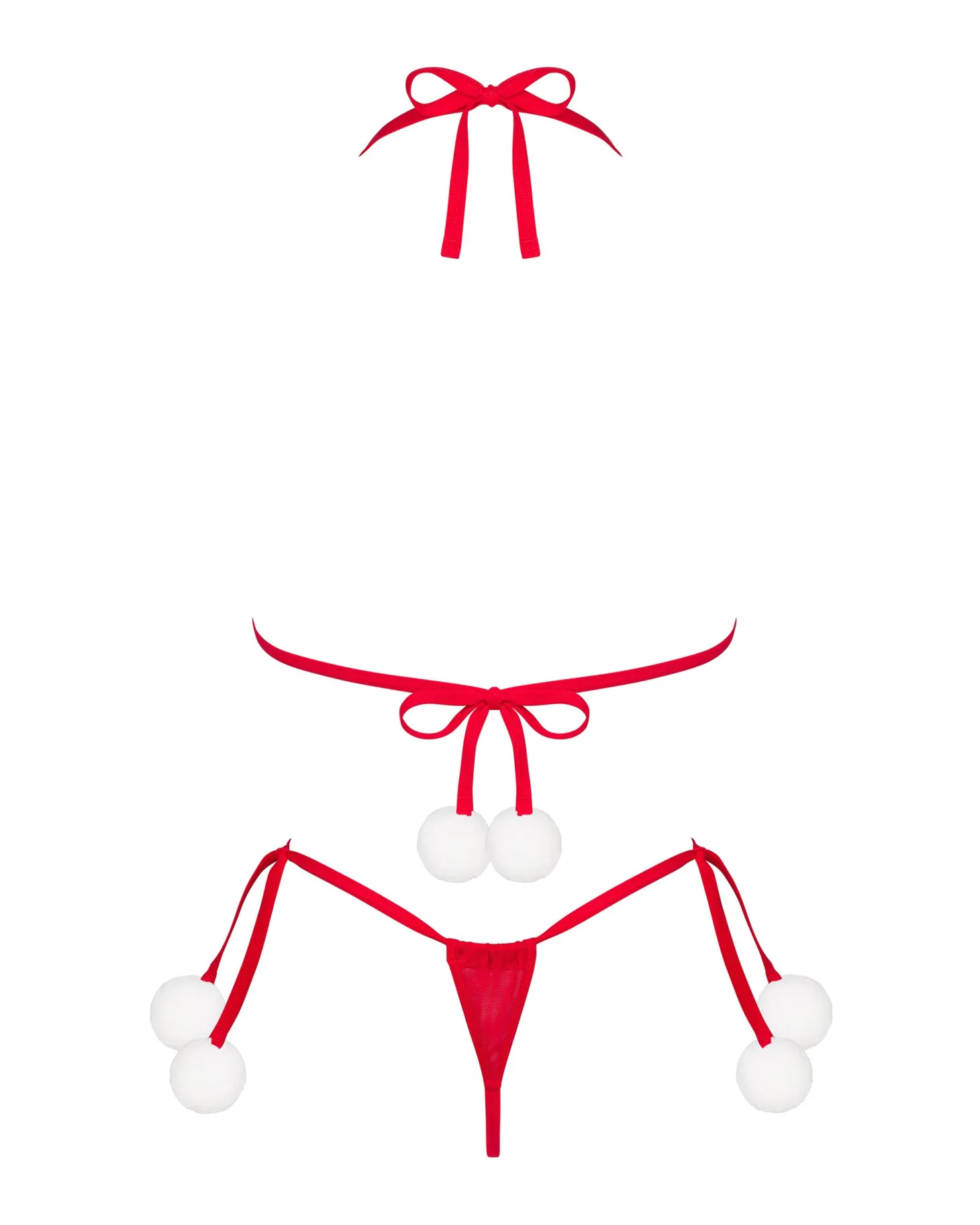 Obsessive - Bobble Girl Set - Rood