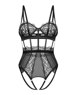 Obsessive – Bodysuit Open Crotch – Zwart