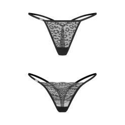 Obsessive – Clara 2-Pack String – Zwart