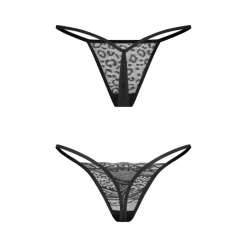 Obsessive – Clara 2-Pack String – Zwart