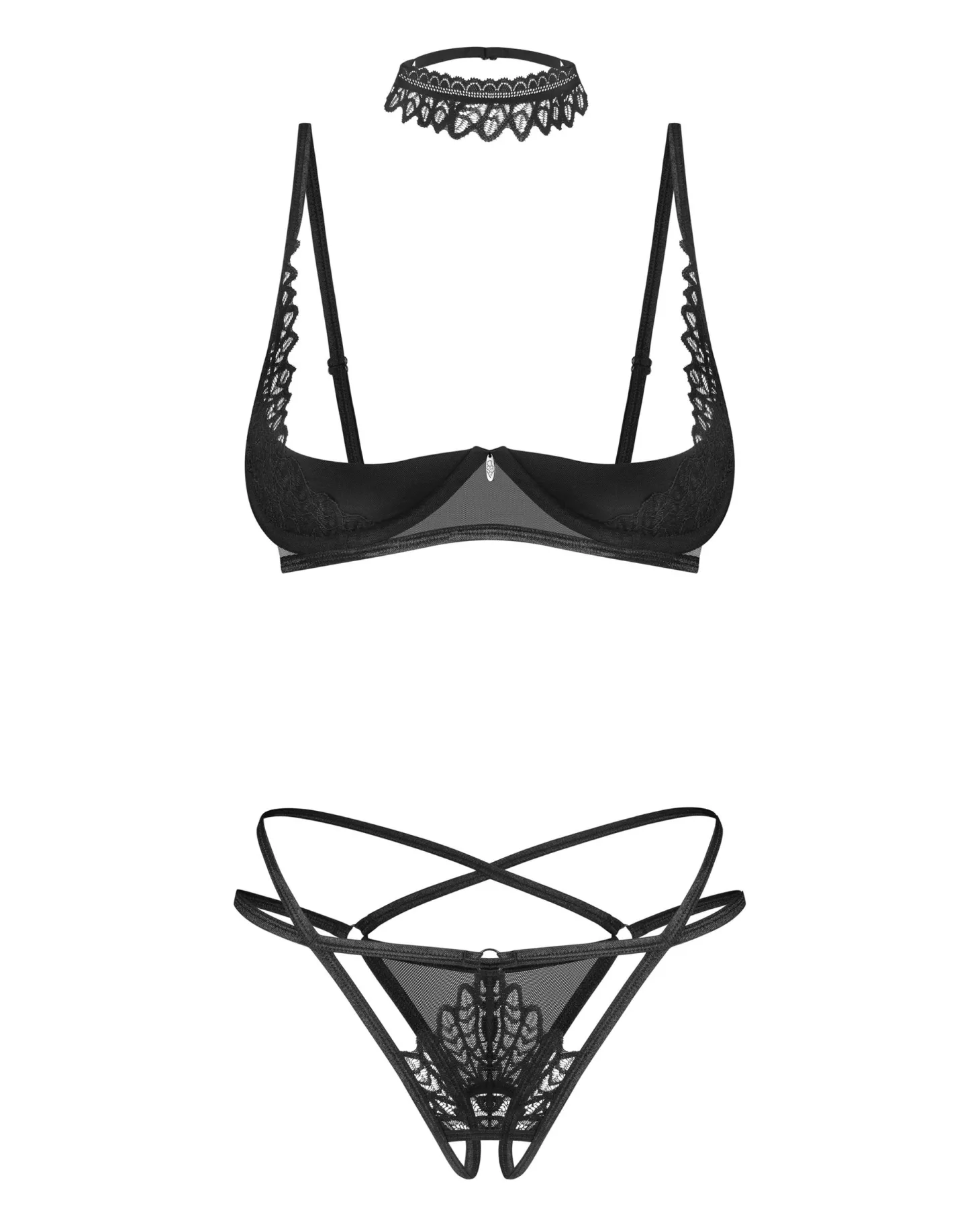 Obsessive - Donarella 3-delige Set - XS/S
