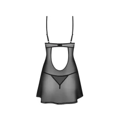 Obsessive – Euridia Chemise & Tanga – Black