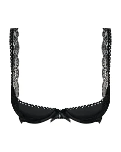Obsessive - Miamor BH Met Kwart Cups - Zwart