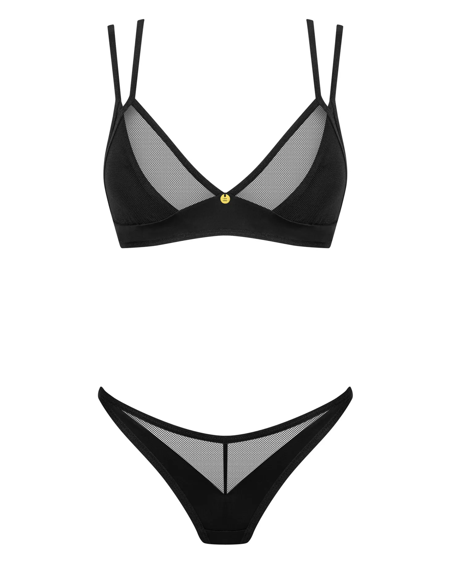 Obsessive - Nesari Tweedelige Set - Zwart