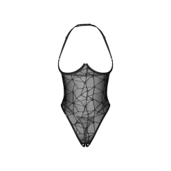 Obsessive - Olianna Teddy Open Kruis - Zwart