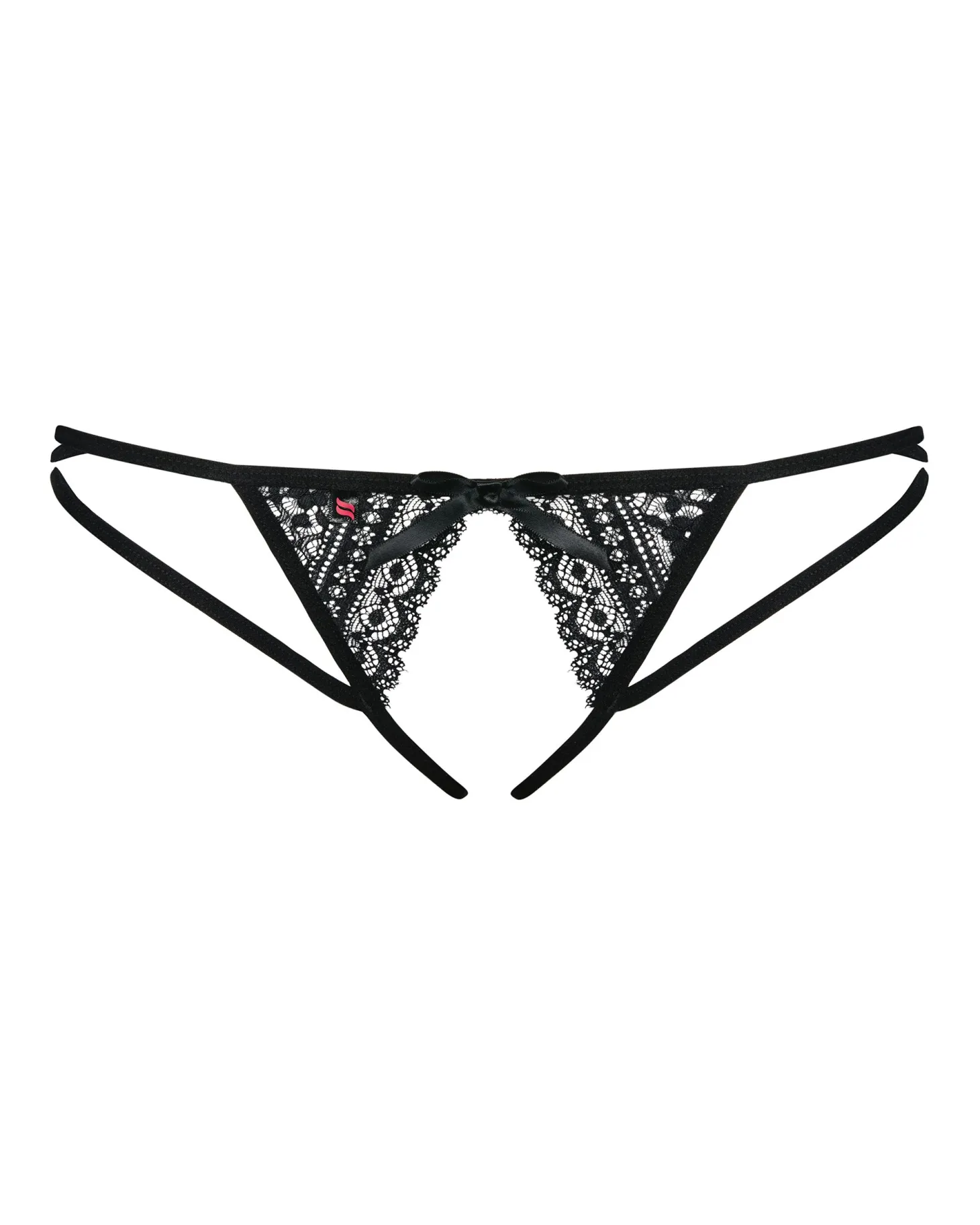 Obsessive - Picantina Kruisloze String - Zwart
