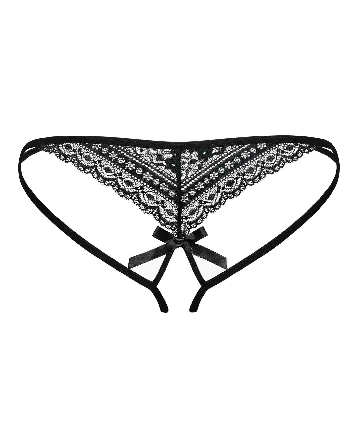Obsessive - Picantina Kruisloze String - Zwart