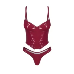 Obsessive - Redya Corset en String - Rood