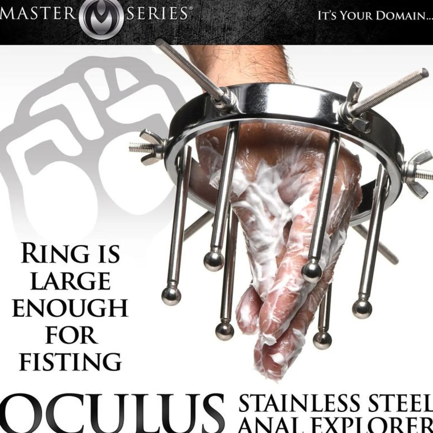 Oculus Roestvrij Stalen Buttplug