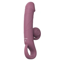 Online Only - Double Lust Realistische Snail Vibrator - Paars