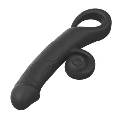 Online Only - Double Lust Realistische Snail Vibrator - Zwart