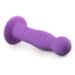 Paarse Siliconen Dildo Met Zuignap - 14 cm