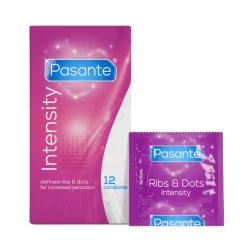 Pasante – Ribs & Dots Condooms – 12 stuks