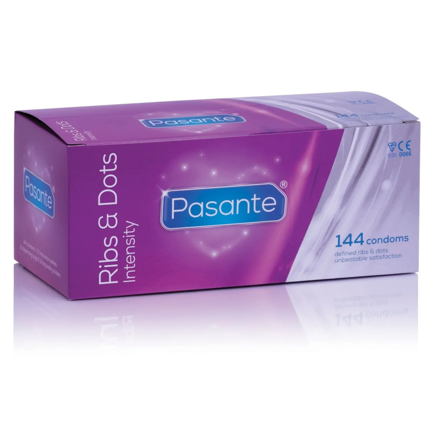 Pasante Ribs & Dots Intensity Condooms - 144 stuks