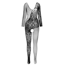 Passion - BS107 Bodystocking - Zwart
