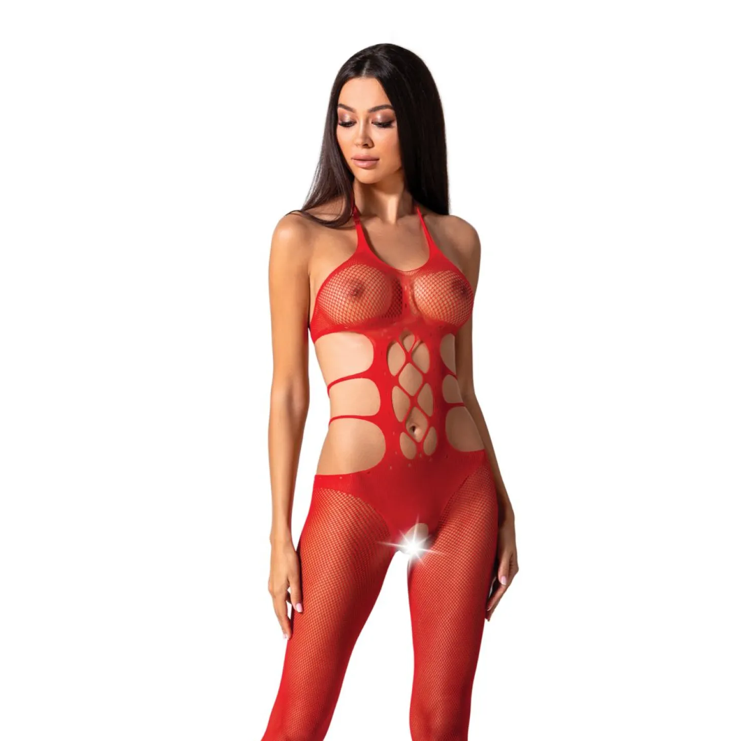 Passion - BS084 Catsuit - Rood