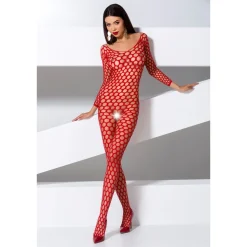 Passion - BS077 Catsuit - Rood
