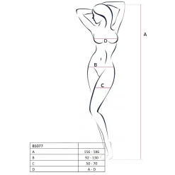 Passion - BS077 Catsuit - Rood