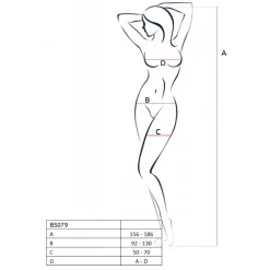 Passion - BS079 Catsuit - Rood