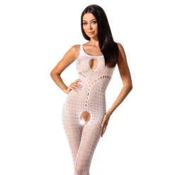 Passion - BS078 Catsuit - Wit