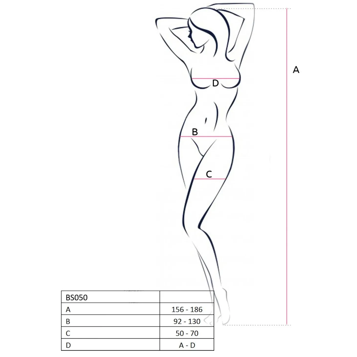 Passion - BS051 Catsuit - Wit