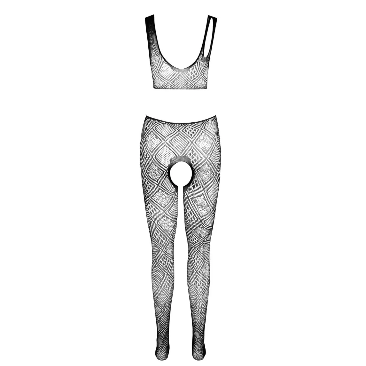 Passion - BS085 Catsuit - Zwart