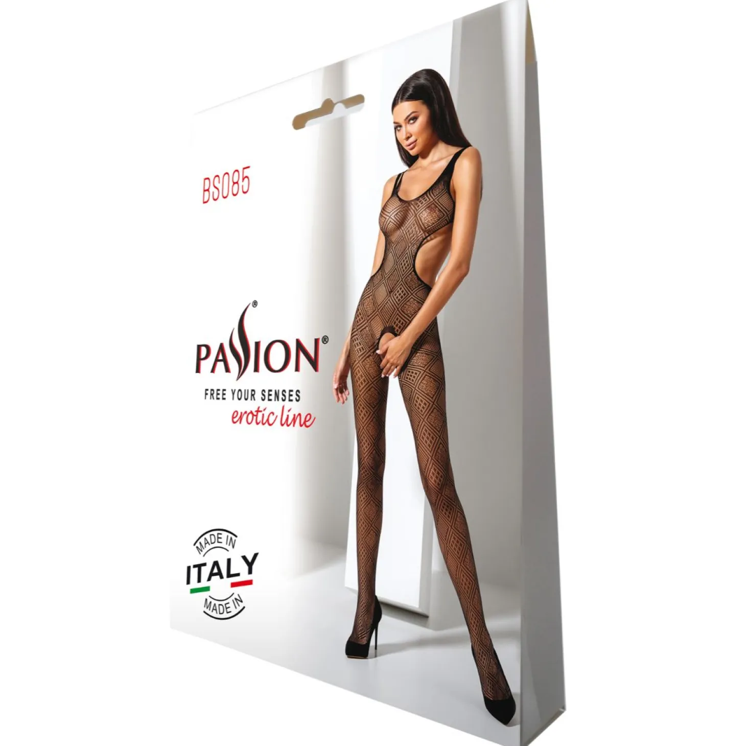 Passion - BS085 Catsuit - Zwart