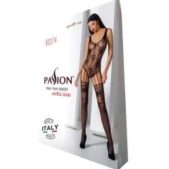 Passion - BS074 Catsuit - Zwart