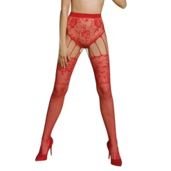 Passion ECO - S004 Bodystocking - Rood