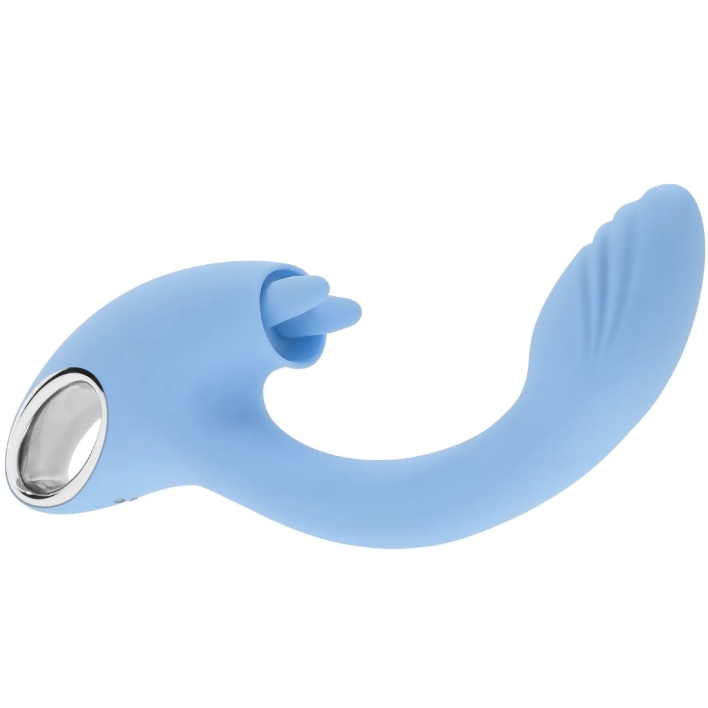 Playboy - Sapphire Dual Vibrator - Sky Blue