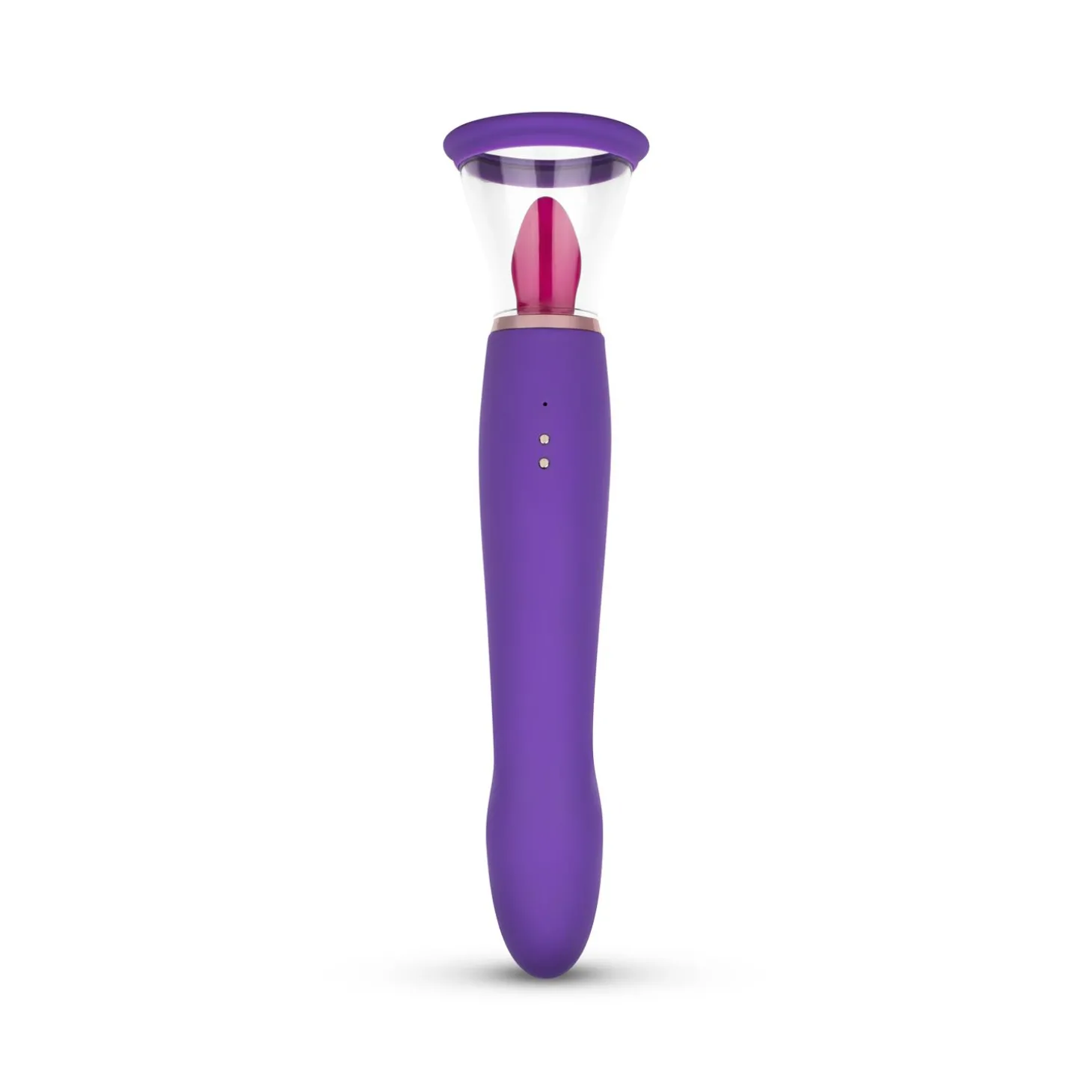Pleasure Pump Met G-Spot Vibrator - Paars