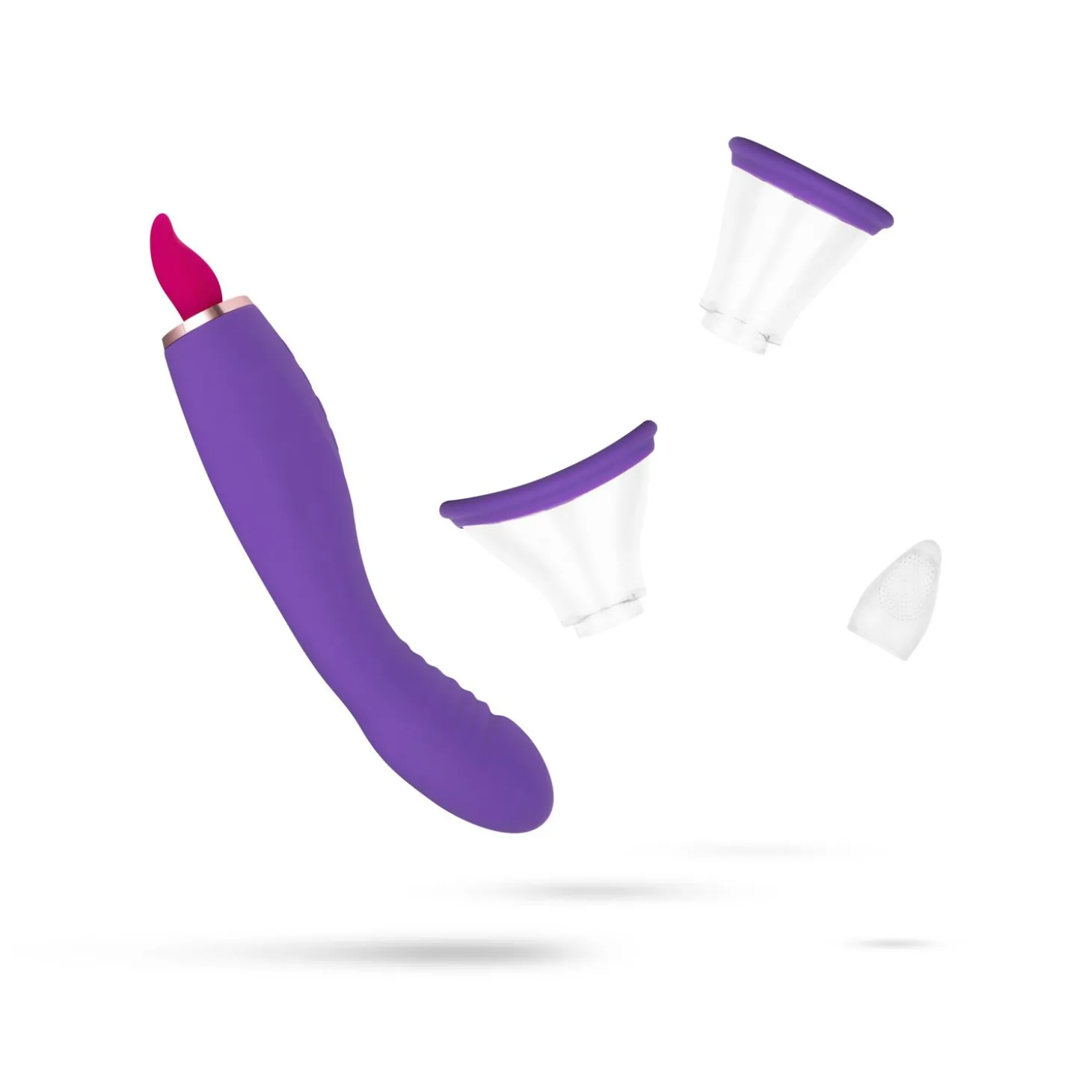 Pleasure Pump Met G-Spot Vibrator - Paars