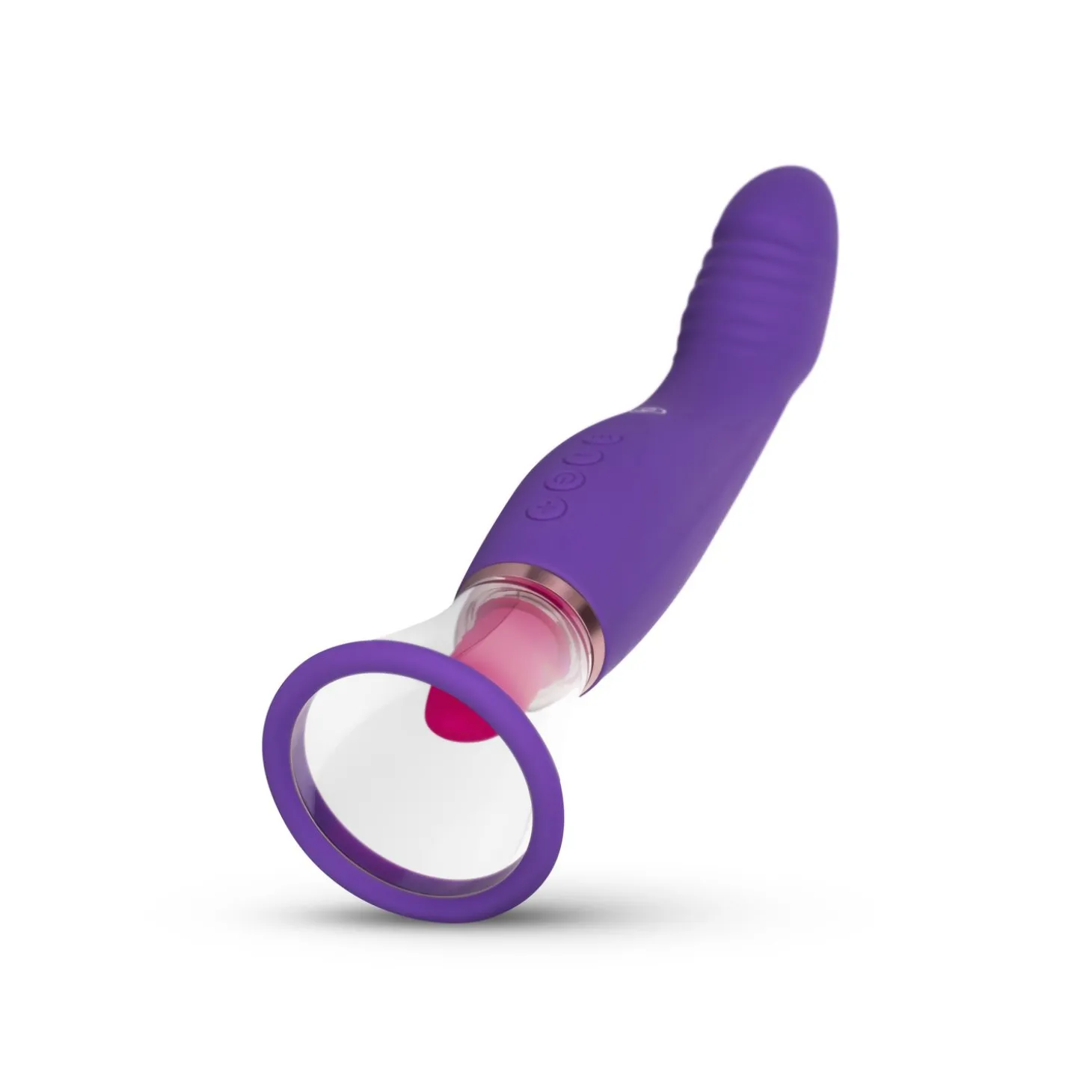 Pleasure Pump Met G-Spot Vibrator - Paars