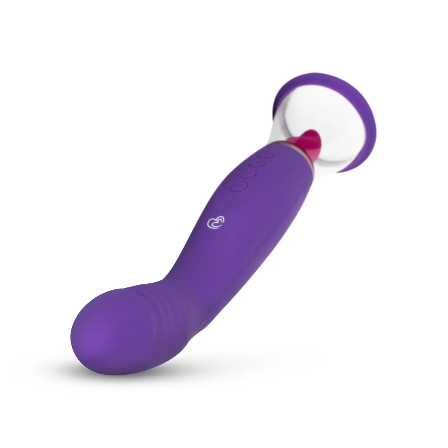 Pleasure Pump Met G-Spot Vibrator - Paars