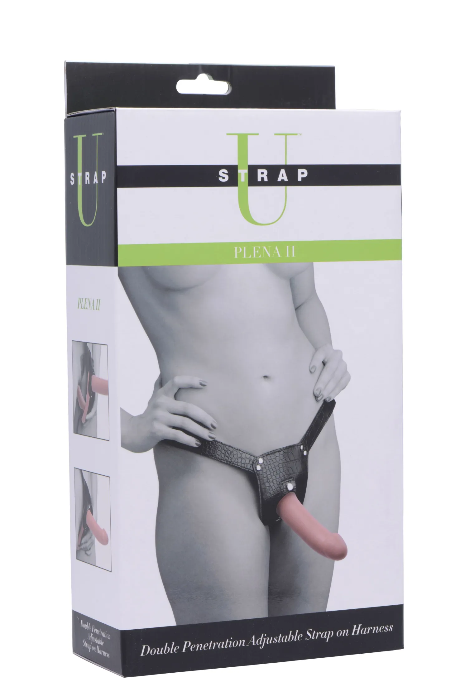 Plena II Dubbele Voorbind Dildo + Harnas