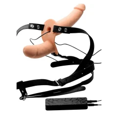 Power Pegger Dubbele Strap-On Vibrator