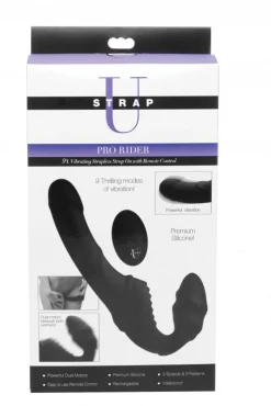 Pro Rider Strapless Strap-on Vibrator - Zwart