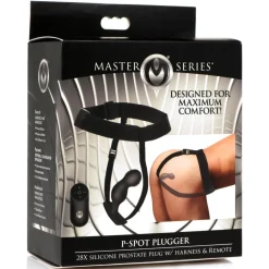 P-Spot Plugger Anaalplug met Harnas & Afstandsbediening