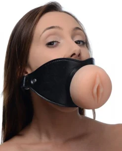 Pussy Face Vagina Gag