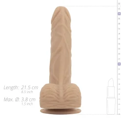 Real Fantasy - Ethan Verwarmbare Vibrerende Dildo - 19 cm