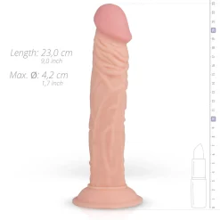 Realistische dildo met harnas
