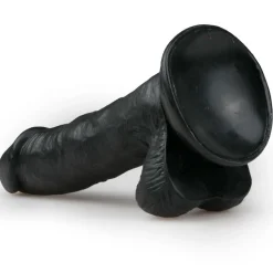 Realistische dildo met strap-on harnas, 15 cm