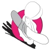 ROMP - Peach Luchtdrukvibrator - Roze